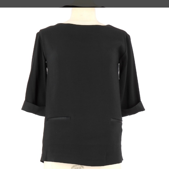 Lacoste Black Women's Blouse NWT - Picture 3 of 7